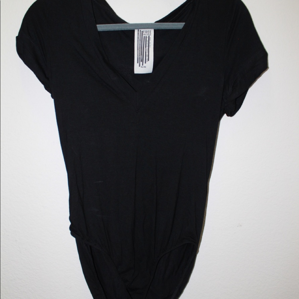 Black Free People Bodysuit Size Large